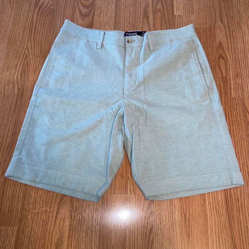 chaps light blue shorts